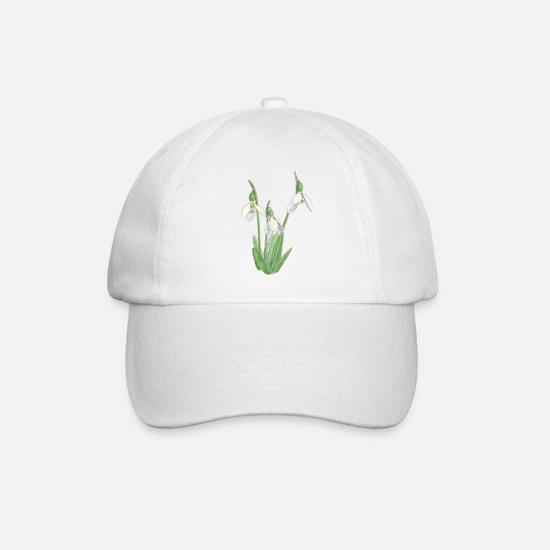Perce-neige - Casquette classique - blanc/blanc