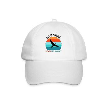 Oiseaux Hirondelle d’oiseau - Casquette classique - blanc/blanc - Devant