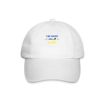 Le fantôme de Kiev Puck Futin Fuck Poutine Zelensky - Casquette classique - blanc/blanc - Devant