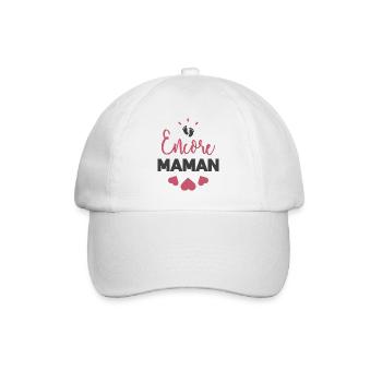 Encore maman - Casquette classique - blanc/blanc - Devant