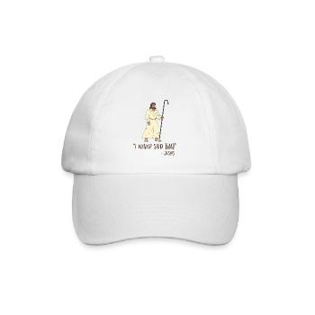 Jesus Quote Funny - Baseball Cap - white/white - Front