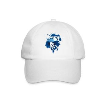 VTT blanc bleu - Casquette classique - blanc/blanc - Devant
