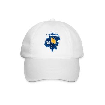 Bornholm Baltic Sea - Baseball Cap - white/white - Front