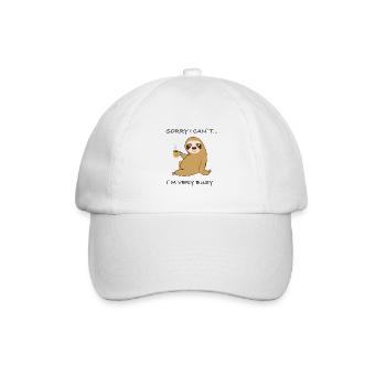 Sloth - Baseballkappe - Weiß/Weiß - Vorne