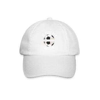 J'peux pas j'ai soccer - Casquette classique - blanc/blanc - Devant