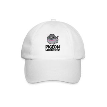 Funny pigeon lovers pigeon whisperers - Baseball Cap - white/white - Front