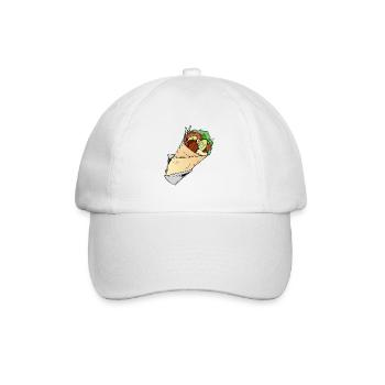 Yufka vendeur kebab kebab viande comme toujours? - Casquette classique - blanc/blanc - Devant