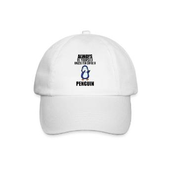Pinguin Pinguine - Baseballkappe - Weiß/Weiß - Vorne
