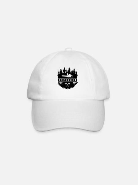 Holzfäller - Baseballkappe - Weiß/Weiß