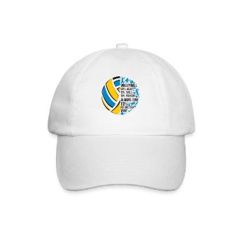 Joueur de volleyball Équipe Vintage - Casquette classique - blanc/blanc - Devant
