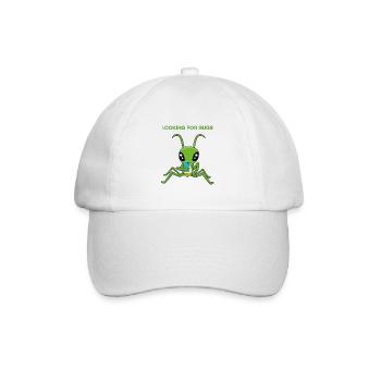 Looking for Bugs-Gottesanbeterin Handy - Baseballkappe - Weiß/Weiß - Vorne