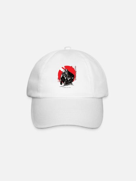 Plongeur devant le soleil cadeau japonais - Casquette classique - blanc/blanc