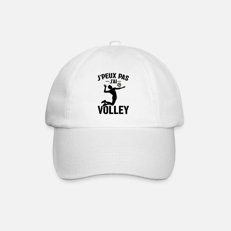 Je Peux Pas J'ai Volley - Casquette classique - blanc/blanc