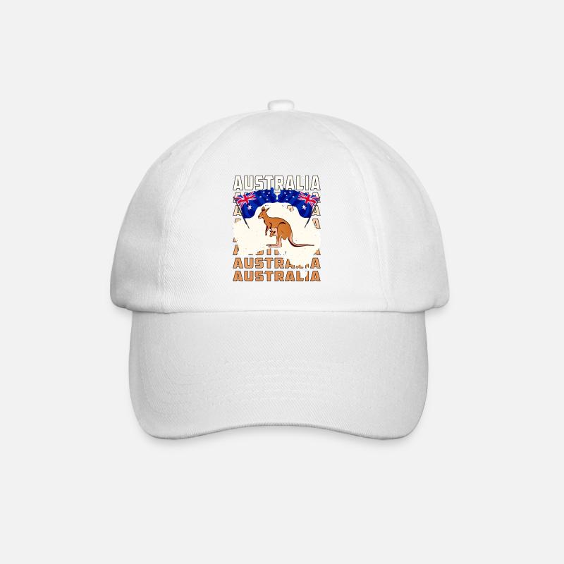 AUSTRALIA - Baseballkappe - Weiß/Weiß