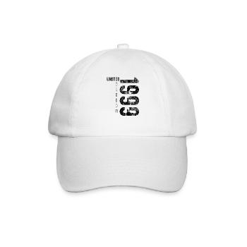 Limited Edition 1999 Geburtstag Jahrgang 1999 - Baseballkappe - Weiß/Weiß - Vorne
