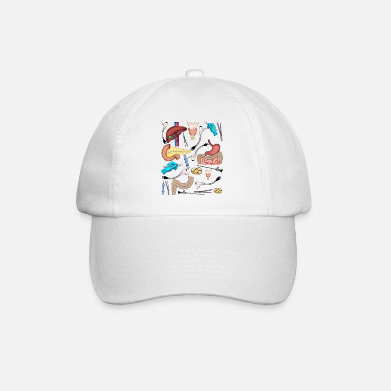 Chirurgie générale - Casquette classique - blanc/blanc