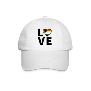 Cœur - LGBTQIA Love Bear - Casquette classique - blanc/blanc - Devant