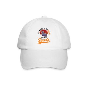 La vie serait si ennuyeuse sans Seal Sea Lion Seal - Casquette classique - blanc/blanc - Devant