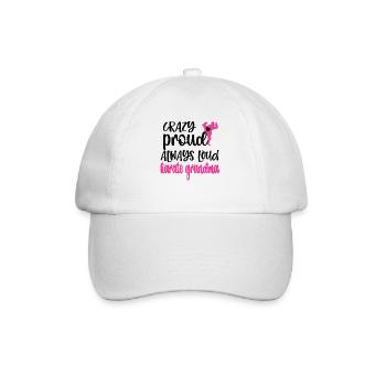 Meilleur cadeau de grand-mère de karaté Fière grand-mère de karaté - Casquette classique - blanc/blanc - Devant