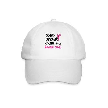 Meilleur cadeau de tante de karaté Tante fière de karaté - Casquette classique - blanc/blanc - Devant