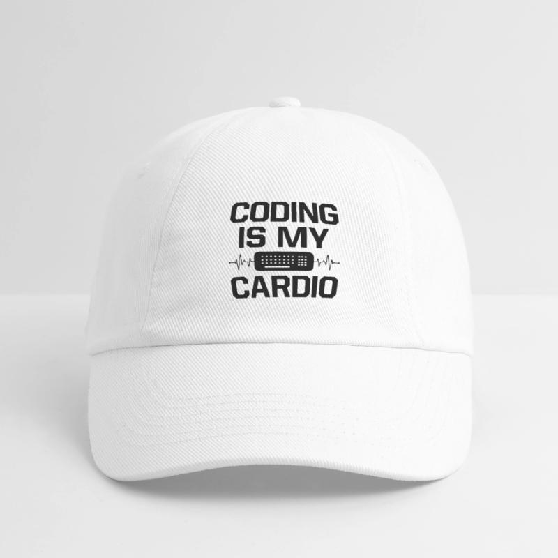 Coding Is My Cardio Programming Coder Computer Gee Baseballkappe