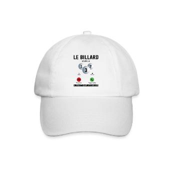 Le Billard M'appelle - Casquette classique - blanc/blanc - Devant