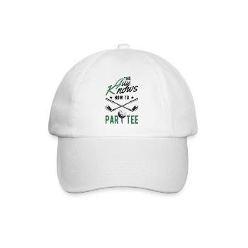 Dieser Typ Weiß, Wie Man T -Shirt - Golf - Baseballkappe - Weiß/Weiß - Vorne