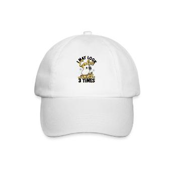 I may look calm but in my head I've bitten you - - Baseball Cap - white/white - Front