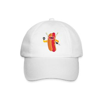 Ninja Fighter Hot Dog Amour Hot Dog - Casquette classique - blanc/blanc - Devant