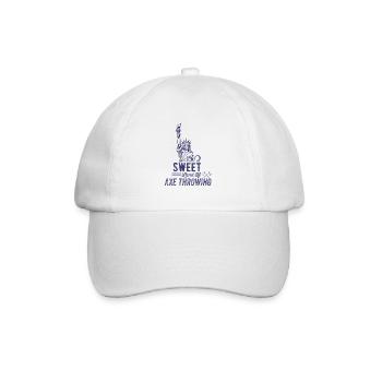 Sweet land axe throwing axe throw sport shirts - Baseball Cap - white/white - Front