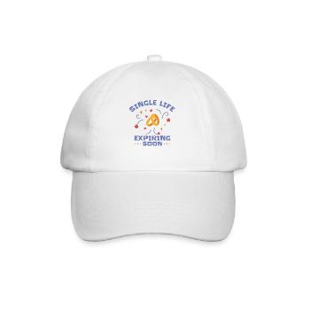 Bachelor Single Life Bachelor Party Marrying - Baseball Cap - white/white - Front