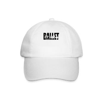 Ballet Dancer Gift Ballerina Ballet Dancer - Baseball Cap - white/white - Front