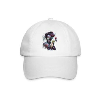 The Guitar Plays My Bleeding Heart - Baseball Cap - white/white - Front