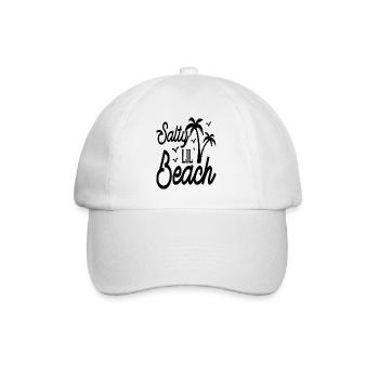Salty lil Beach - Baseballkappe - Weiß/Weiß - Vorne