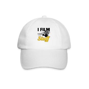 Regisseur Filmemacher Spielfilm Film - Baseballkappe - Weiß/Weiß - Vorne