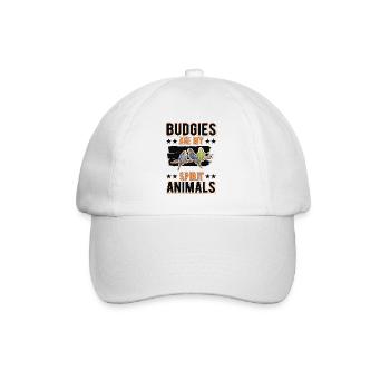 Les perruches sont mes animaux spirituels Wellensittich - Casquette classique - blanc/blanc - Devant