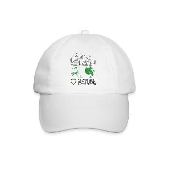 Nature Lovers Nature Conservation Climate Change Gift - Baseball Cap - white/white - Front