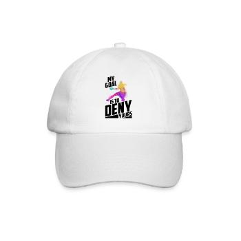 Mein Ziel Ist Es, Ihrem Handballer Den Sport Zu - Baseballkappe - Weiß/Weiß - Vorne