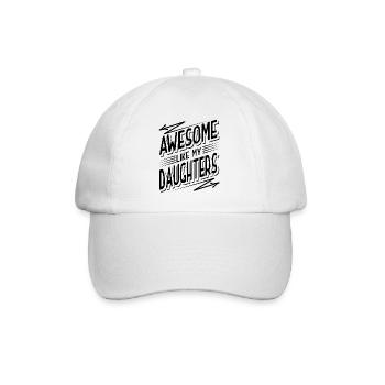 Parents Mère Père de filles Filles - Casquette classique - blanc/blanc - Devant