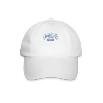 Oma Sprüche ich brauche keine superheldin - Baseballkappe - Weiß/Weiß - Vorne