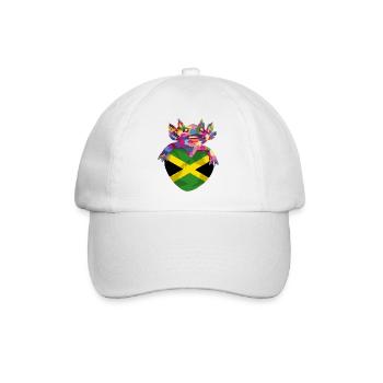 Drapeau jamaïcain Drapeau jamaïcain Jamaïque Vintage - Casquette classique - blanc/blanc - Devant