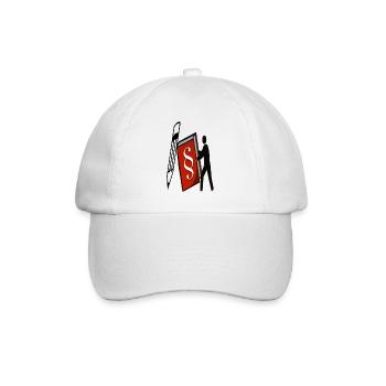 Studying law Law student Law student gift - Baseball Cap - white/white - Front