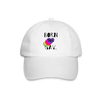 NÉ CE GAY - Casquette classique - blanc/blanc - Devant