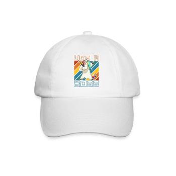 Comme un patron - Drôle de licorne Dabbing Saying - Casquette classique - blanc/blanc - Devant