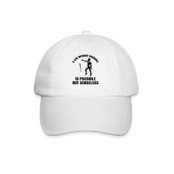 Baseball Baseball Lover Gift Baseball Game - Baseball Cap - white/white - Front