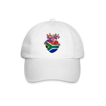 Afrique du Sud Drapeau Afrique Afrique Afrique du Sud - Casquette classique - blanc/blanc - Devant