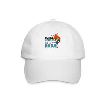 Hay Super Heroes Que No Llevan Capa Y Se Les Dice - Casquette classique - blanc/blanc - Devant