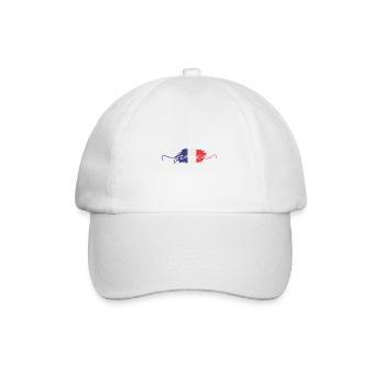 Paris - Baseballkappe - Weiß/Weiß - Vorne