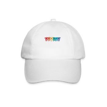Drapeau arc-en-ciel Gay Pride LGBTQ Koala Doux Koalas - Casquette classique - blanc/blanc - Devant
