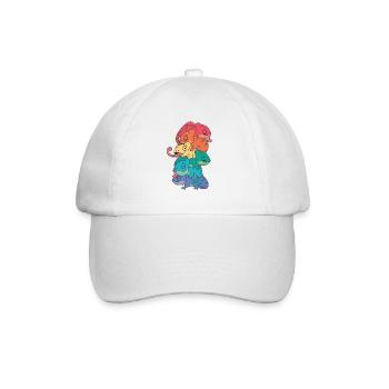 Rainbow Flag Gay Pride LGBTQ Chameleon Bunch - Baseball Cap - white/white - Front